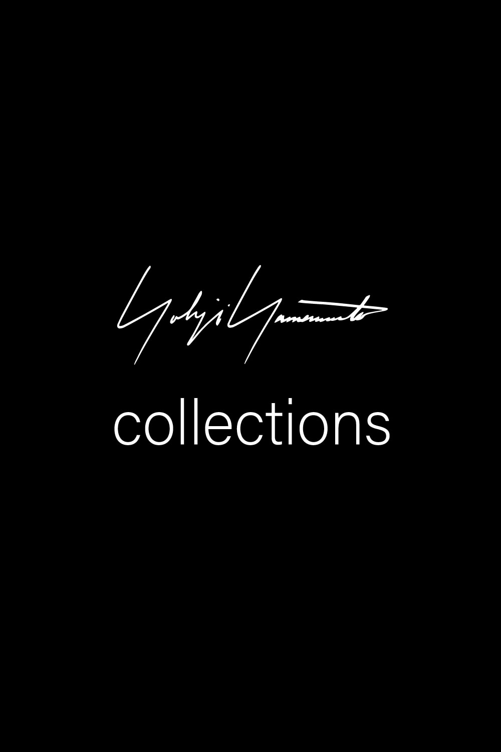 Yohji Yamamoto Collections