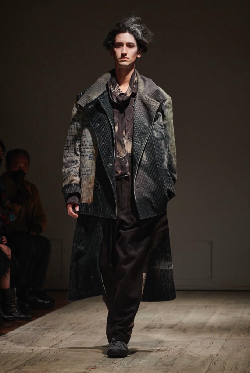 Yohji Yamamoto POUR HOMME A/W 2022-23 COLLECTION | Yohji Yamamoto ...