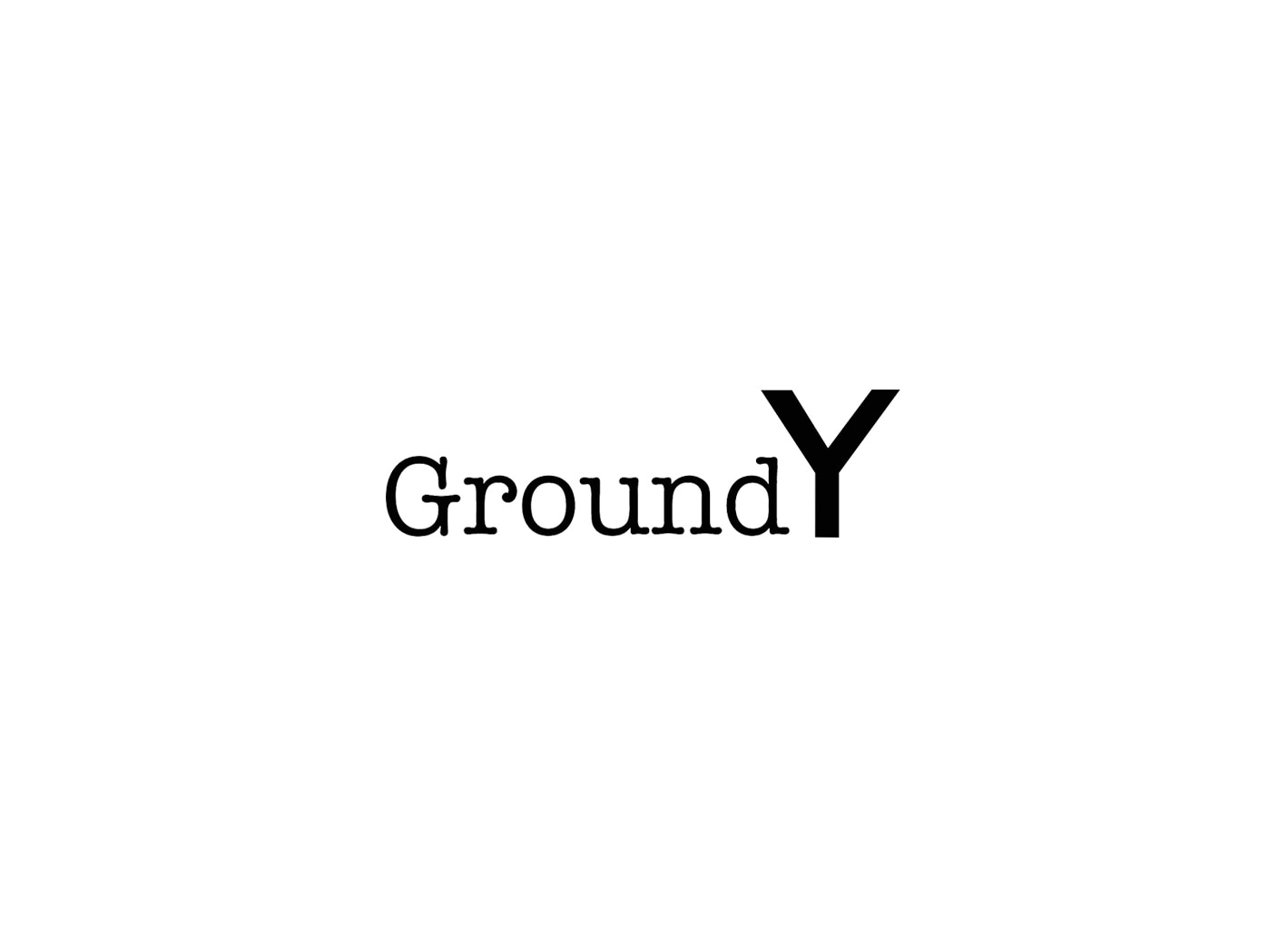 Ground Y 4TH ANNIVERSARY COLLECTION 発売日変更のお知らせ