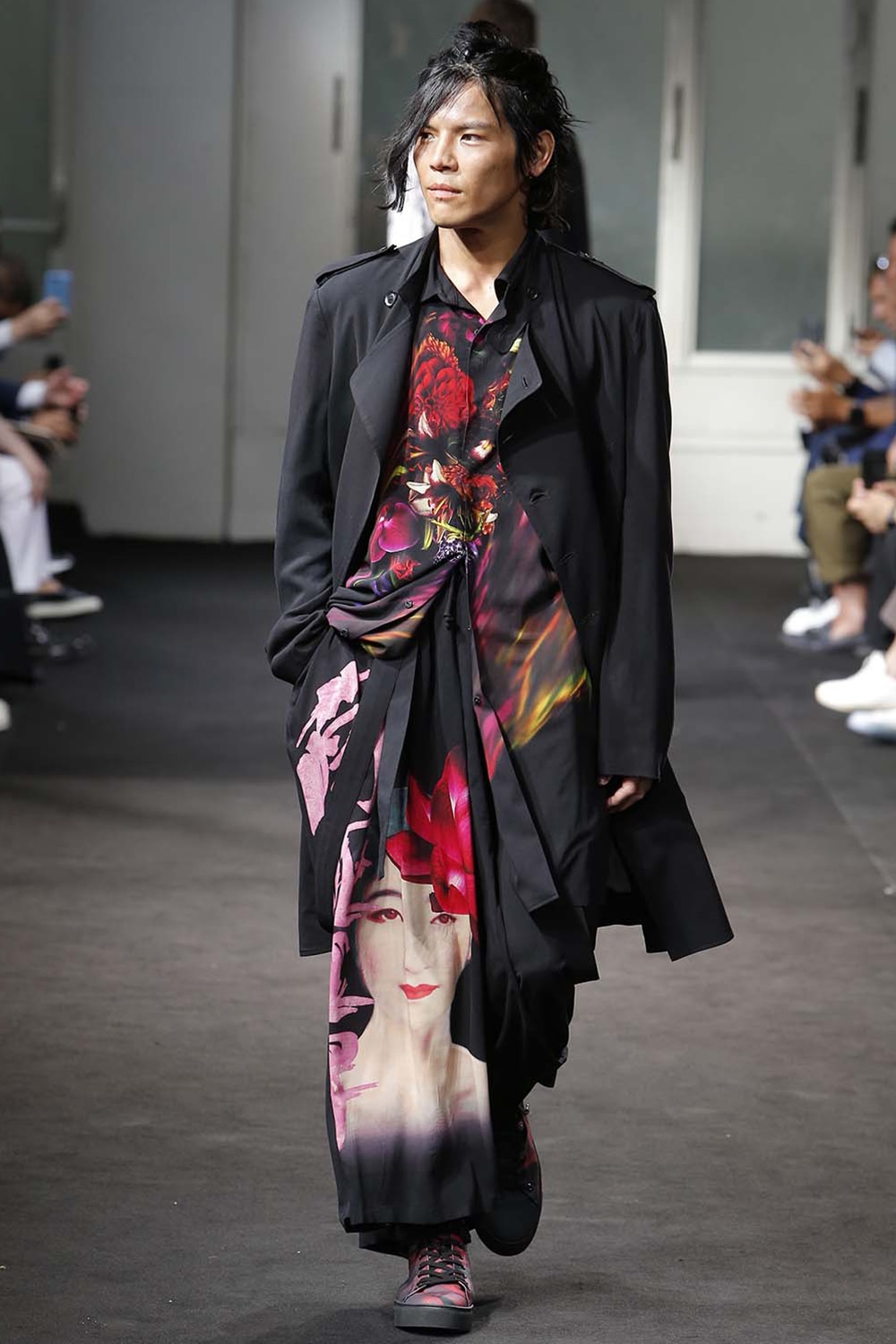 Yohji Yamamoto 22aw セルロースフリルシャツ