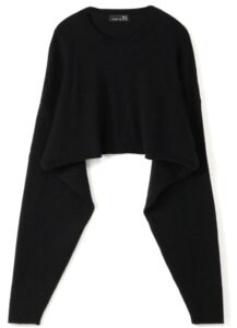 RISMATbyY's WASHABLE WOOL WAIST WRAP SHORT PULL OVER