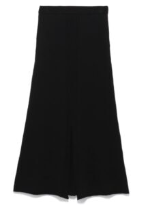 RISMATbyY's WASHABLE WOOL CENTER RIB FLARE SKIRT