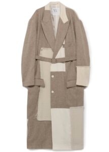 VINTAGE PATCHWORK LONG TAILORED COAT