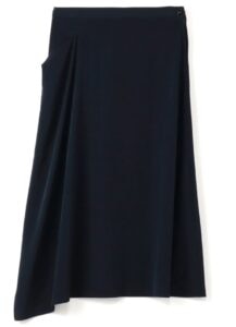 DECYNE ASYMMETRICAL FLARED SKIRT