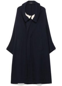 SOFT CARDED WOOL FRENCH SLEEVE CAPE