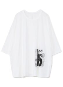 COTTON COLLAGE PRINT BIG T-SHIRT