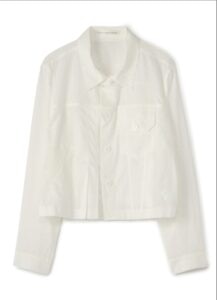 COTTON ASYMMETRICAL POCKET  JACKET