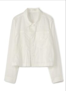 COTTON ASYMMETRICAL POCKET  JACKET