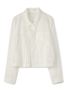 COTTON ASYMMETRICAL POCKET JACKET