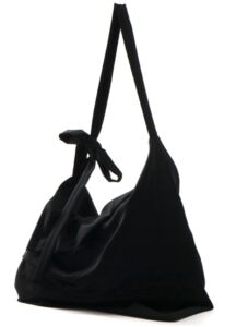 GABARDINE TUCK DRAPE BAG