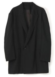 GABARDINE BACK COMBI TAILORED JACKET