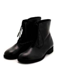 KAYO NAKAMURA by Y's HORSE LEATHER LAYERED BOOTS