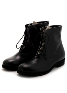 KAYO NAKAMURA by Y's HORSE LEATHER LAYERED BOOTS