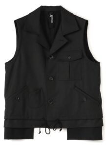 T/W Gaberdine Sleeveless Work Jacket