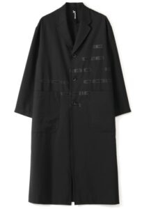 T/W Gaberdine Back Tape Long Shirt Jacket