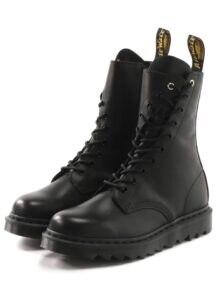 [Yohji Yamamoto] Dr.Martens BLACK TEMPERLEY TWISTED BOOTS