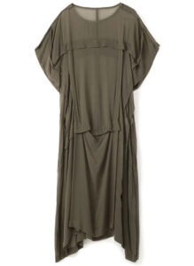 CHIFFON TUCK DRESS