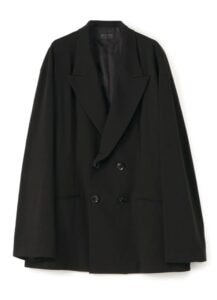 Pe/Rayon Gabardine Stretch 4BW Peaked Lapel Big Jacket