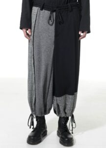 Etermin Tweed Panel Hakama Balloon Pants