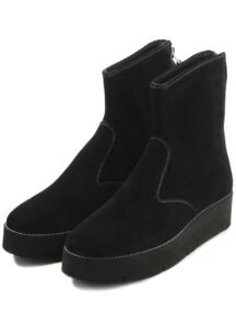 BACK SKIN BACK ZIP BOOTS