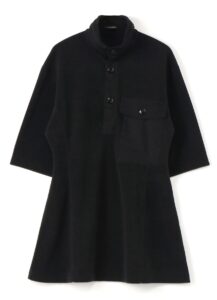 TOSCANA FLEECE HIGHT-NECKED COLLAR POLO SHIRT