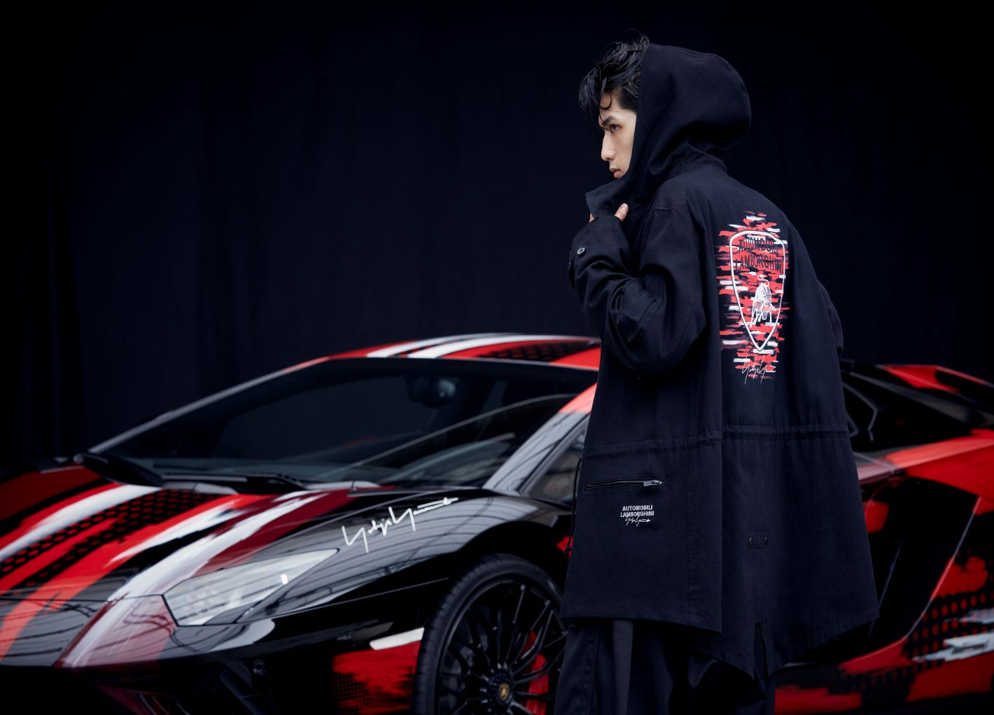 Yohji Yamamoto x Lamborghini Collaborative Pieces of Art CAPSULE 