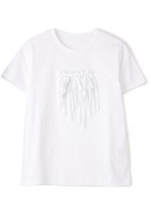 30/Cotton Jersey Fringe Cut