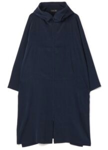 Ta/Pe de CHINE THIN HOODED DRESS