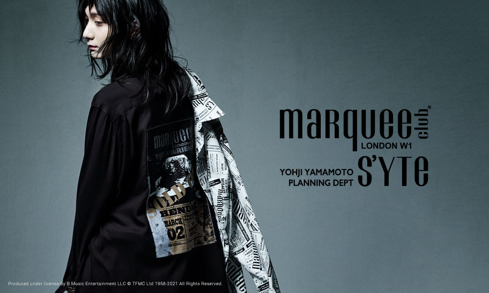 S’YTE × marquee club(R) COLLABORATE COLLECTION