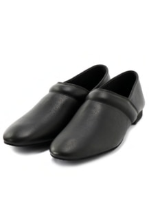 COWHIDE LETHER SLIP-ON