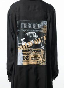 S’YTE × marquee club™️ 1967 Tencel Viera Omnibus Printed Patch Long Shirt