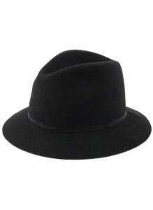 Wool Felt Short Brim Bowler Hat