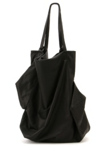 Unevenness tote Leather