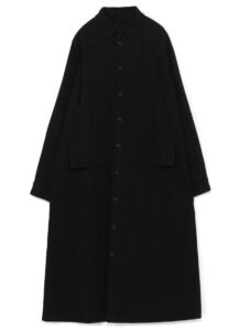 BLACK DENIM DYE CHEST POCKET DRESS