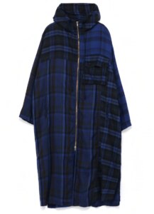 PLAID COAT DRESS