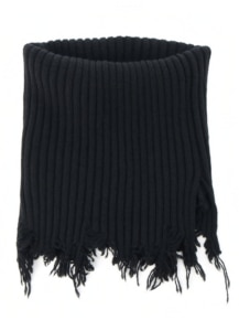 CUT KNIT NECK WARMER