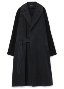 COTTON WOOL DESIGN SLEEVE COAT