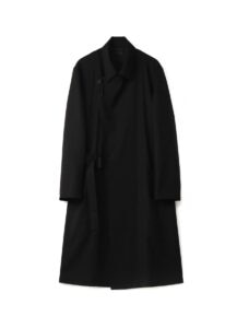 T/W Gabardine Washable Double Wrap Belt Coat