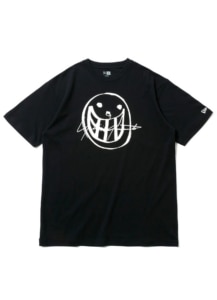 S/S SMILE LOGO PRINT COTTON TEE