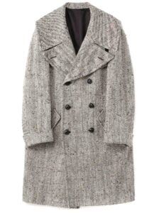 No.113<br/>NAVY COAT NEP TWEED