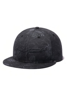 SKULL ROSE 59FIFTY BLACK