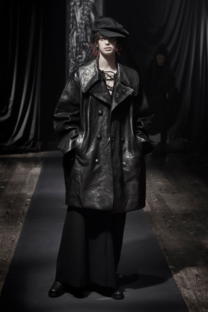 Yohji Yamamoto AW21-22 LEATHER SILHOUETTE