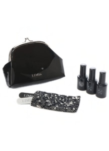 black study Nail Polish Set Nail shiner and Nail file with caseC