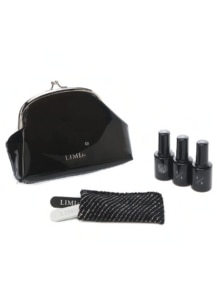 black study Nail Polish Set Nail shiner and Nail file with caseD