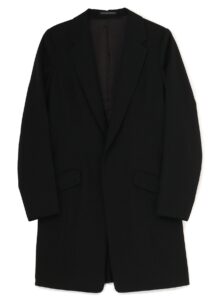 WOOL GABARDINE BACK PLEATED JACKET