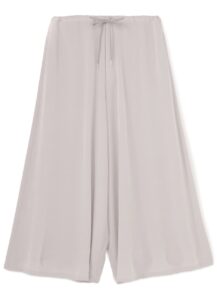 TRIACETATE POLYESTER de CHINE WIDE FLARE PANTS