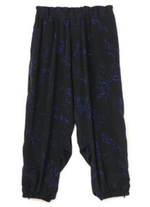 FLAME PRINT BIG PANTS