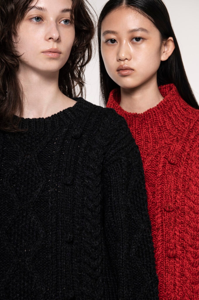 Y's■ワイズ ヨウジヤマモト ニット カットソー セーター 半袖 Y\u0027s ヨウジヤマモト アシンメトリー ドッキング ニット カットソー 2