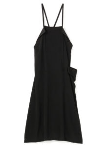 TRIACETATE POLYESTER de CHINE LEFT FLAP DRESS