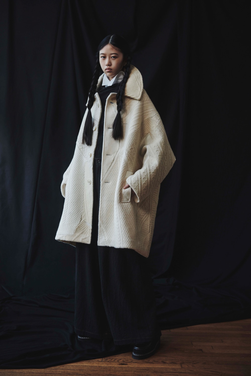 AW21 Knit Coat Collection | Yohji Yamamoto (ヨウジヤマモト 